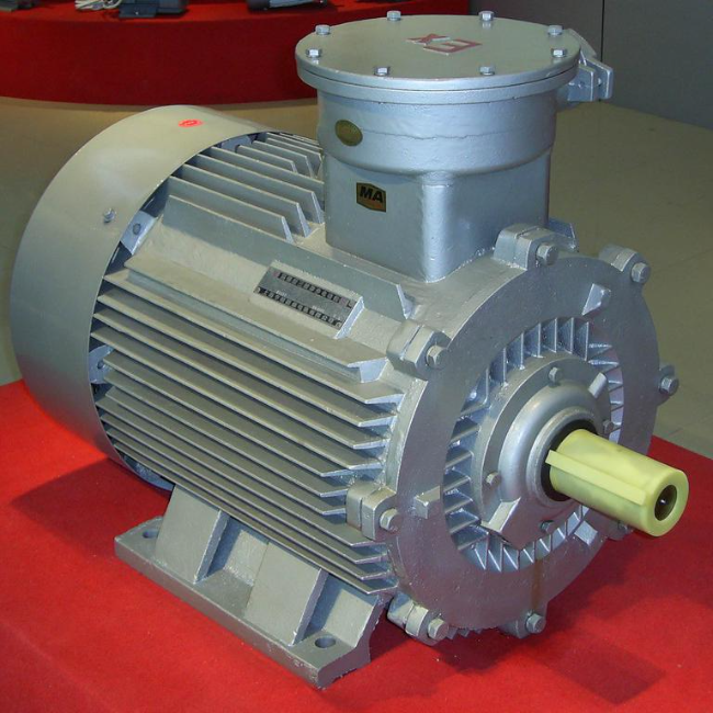 YBE3-160L-4防爆电机45°角实拍